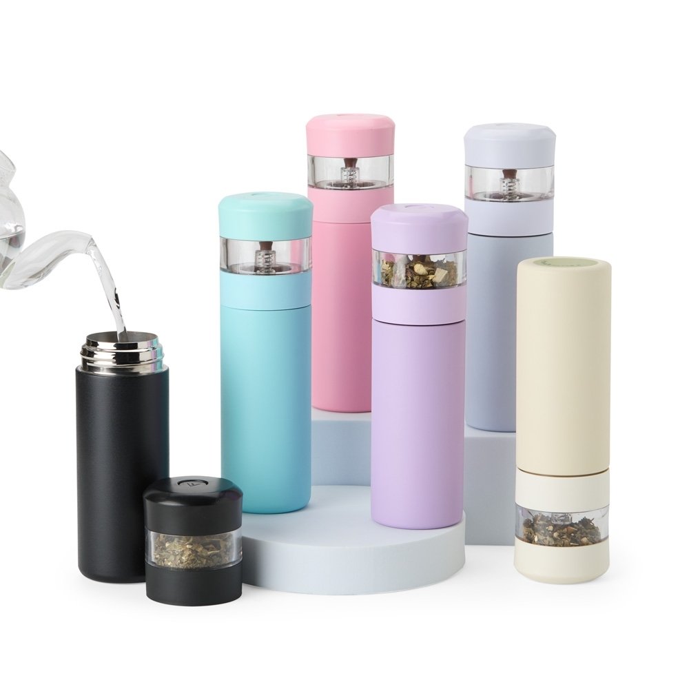 Garrafa Térmica 350ml com Infusor. - Imagem 2