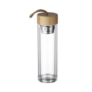 Garrafa Vidro Duplo 360ml.