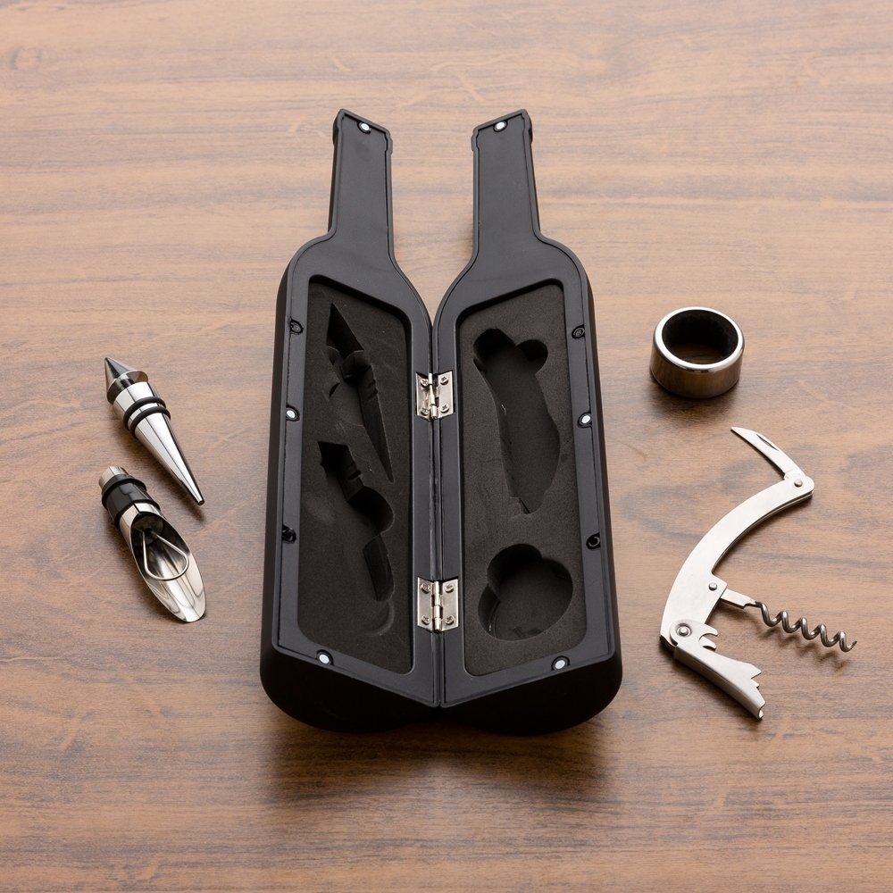 Kit Vinho Garrafa 4 peças. - Imagem 2