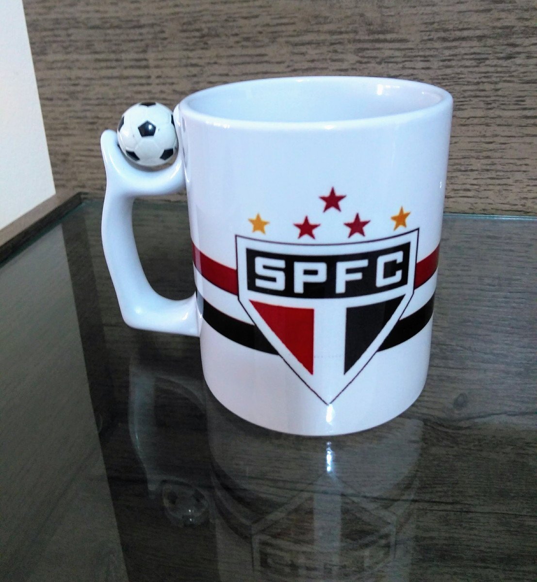 Caneca Cerâmica com Alça de Bola - Imagem 2