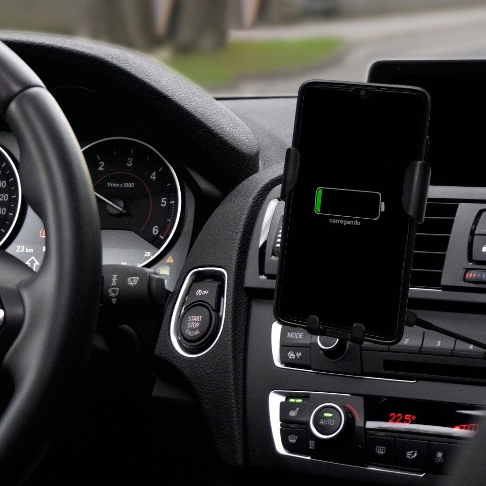 Suporte Veicular com Carregamento de Indução - Imagem 3